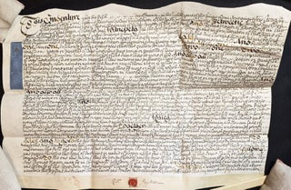 Item #012004 1721 Lease Portion of a Traditional English Lease and Release Real Estate...