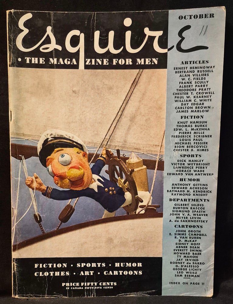 Item #012013 Esquire: The Magazine for Men -- October 1934. Chester B. Himes.
