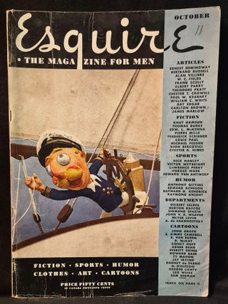 Item #012013 Esquire: The Magazine for Men -- October 1934. Chester B. Himes