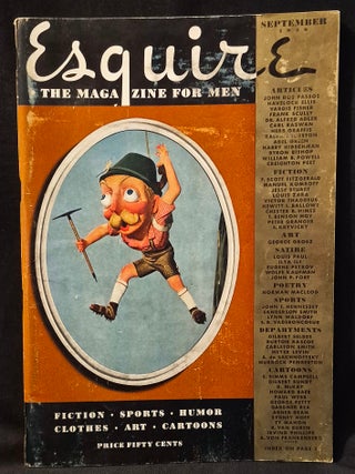 Item #012015 Esquire: The Magazine for Men -- September 1936. F. Scott Fitzgerald