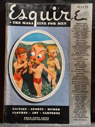 Item #012017 Esquire: The Magazine for Men -- August 1937