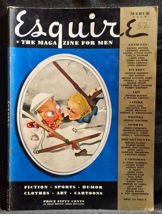 Item #012018 Esquire: The Magazine for Men -- March 1938. George Antheil