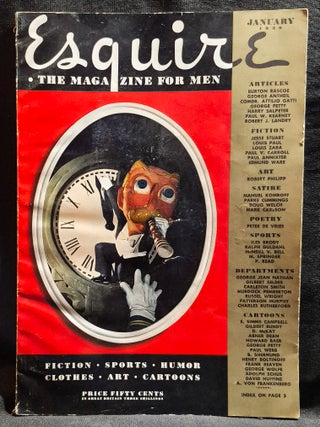 Item #012022 Esquire: The Magazine for Men -- January 1939. George Antheil
