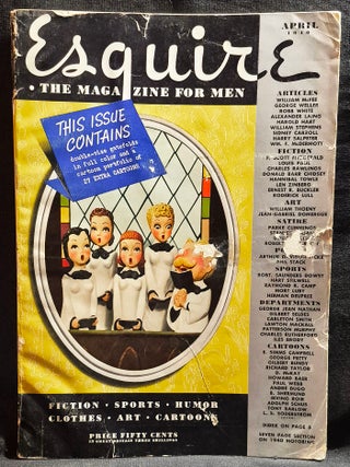 Item #012025 Esquire: The Magazine for Men -- April 1940. F. Scott Fitzgerald