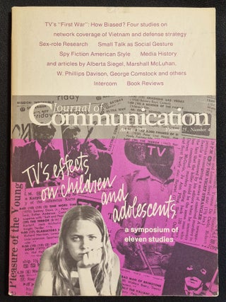 Item #012117 Journal of Communication -- Vol. 25:4 Autumn 1975 [paranormal communication]....